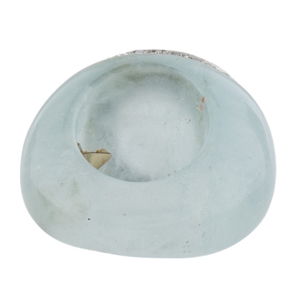 Balocchi Preziosi 18K Aquamarine & Diamond
Cocktail Ring Size: 4 - Picture 3 of 5